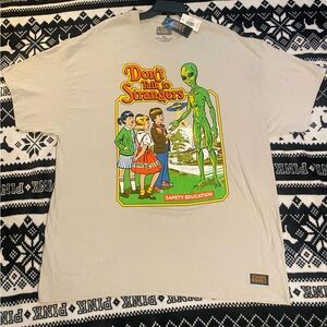 Steven Rhodes Graphic T-Shirt Don’t Talk to Strangers Safety Education XXL NWT